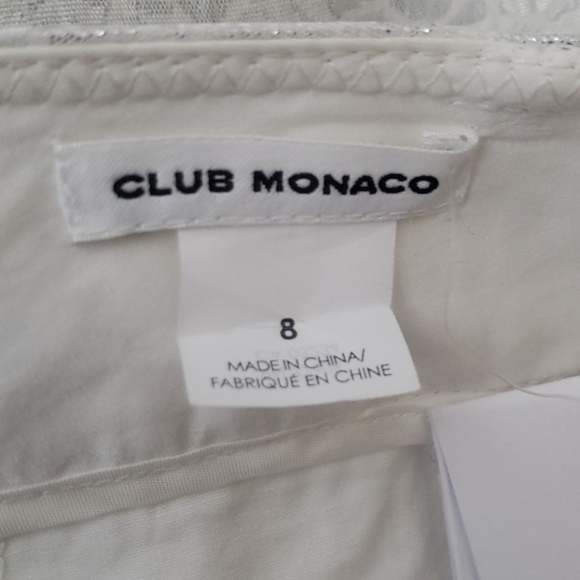 White Metallic shorts - Picture 4 of 6